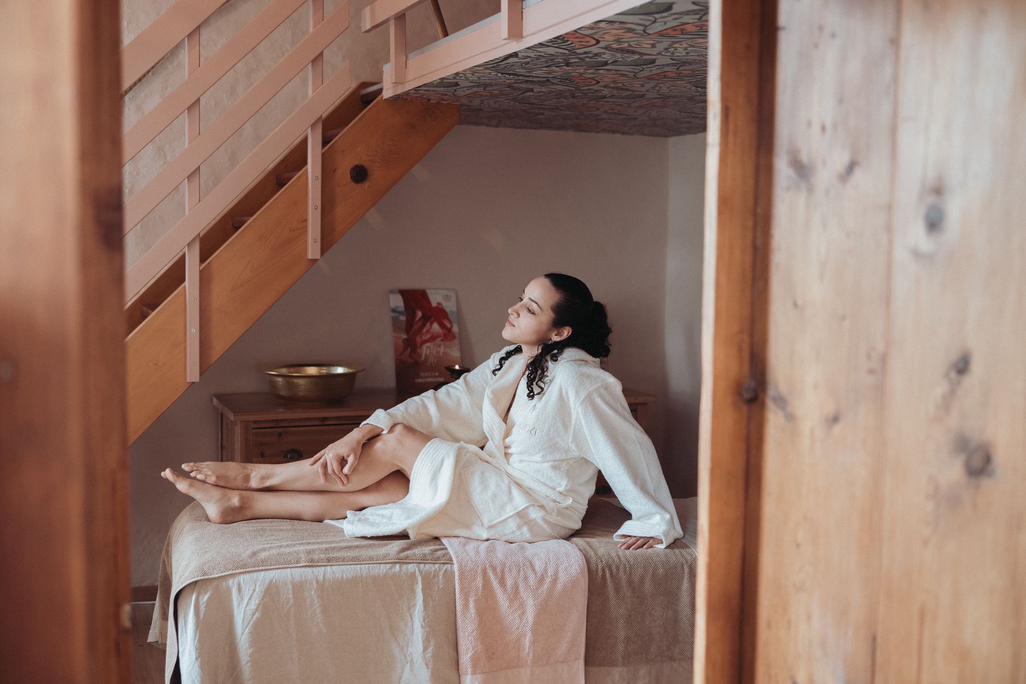 Massage corps avec madérothérapie