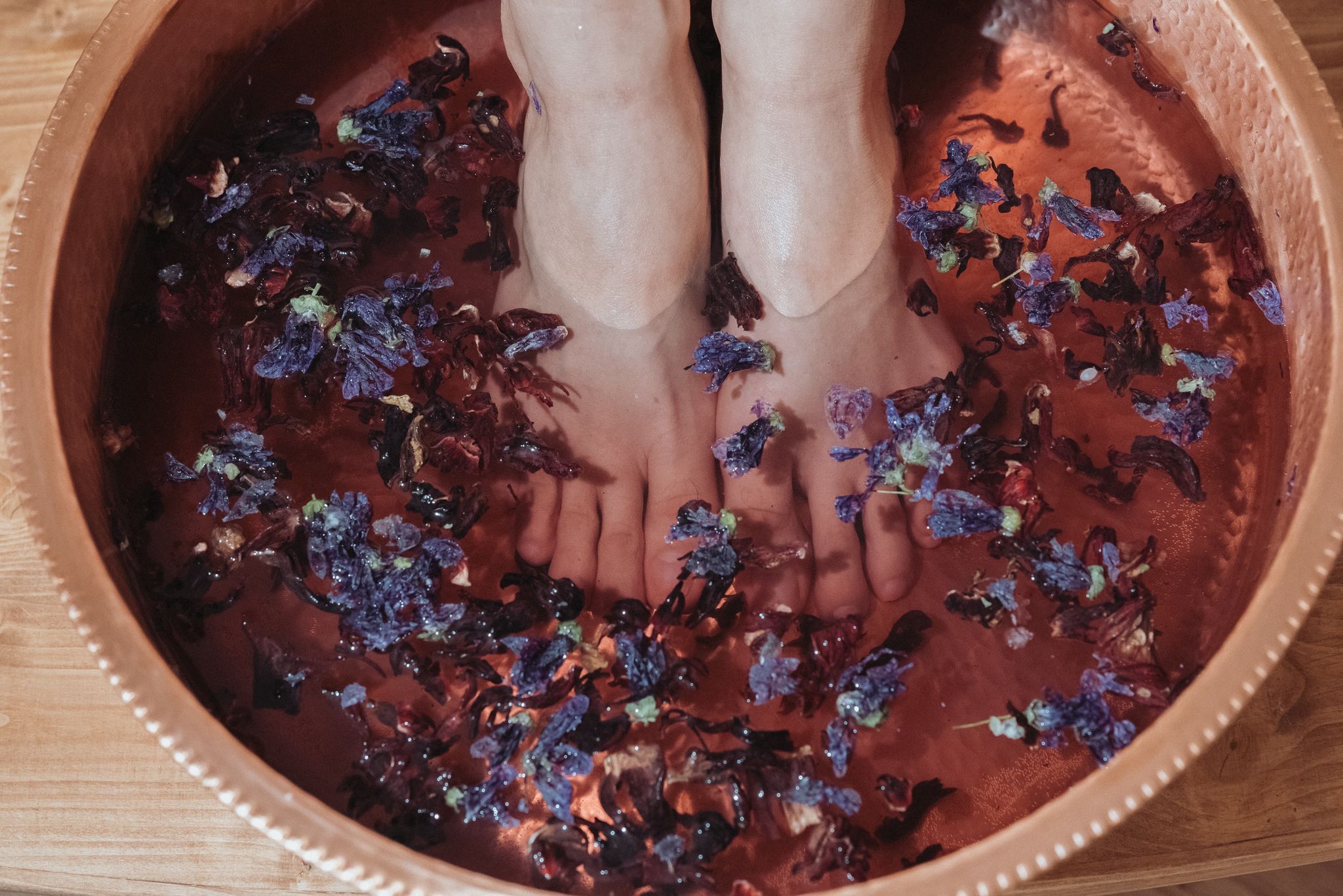 Tisane et rituel d'accueil